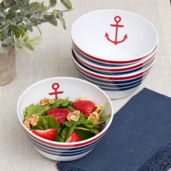 The Lakeside Collection Lake Melamine Dinnerware - Set Of 4 Salad Bowls