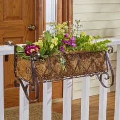 The Lakeside Collection Decorative Rail Or Fence Planters 13 The Lakeside Collection Decorative Rail Or Fence Planters -Home Properties GUEST dc3cc8f4 9e2c 4fea bc77 18b628fc1dcf