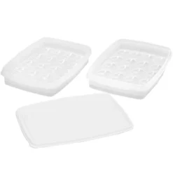 The Lakeside Collection Food Storage Container For Deviled Eggs - 2-Tiers -Home Properties GUEST df1a819a b070 4981 bbe8 0b0352f4268d