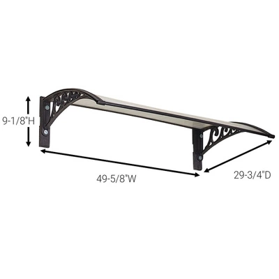 The Lakeside Collection Natural Sunlight Door Canopies 4 The Lakeside Collection Natural Sunlight Door Canopies - Image 2