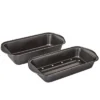 The Lakeside Collection Nonstick Meatloaf Pan With Drain Tray Reduce Fat