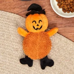 The Lakeside Collection Giggling Dog Toy - Pumpkin -Home Properties GUEST ec47bce6 facd 4b2f 98d6 3e17d6afceec