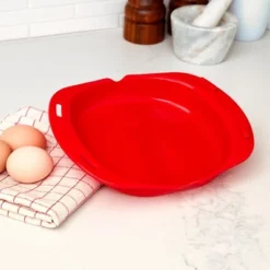 The Lakeside Collection Silicone Egg Omelet Maker Red -Home Properties GUEST ee801a9c 3a54 4886 ae56 a9c505589332