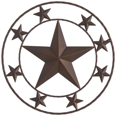 The Lakeside Collection Outdoor Metal Rustic Star Wall Art 3 The Lakeside Collection Outdoor Metal Rustic Star Wall Art