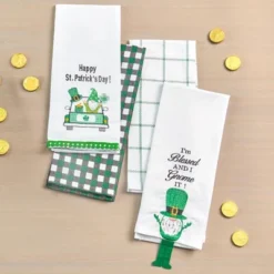 The Lakeside Collection Kitchen Towels St Patrick's Day Set Of 2 -Home Properties GUEST f651ca24 4e93 443b 9042 470f523d4271