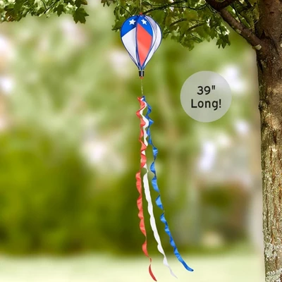 The Lakeside Collection Americana Air Balloon Windsock 7 The Lakeside Collection Americana Air Balloon Windsock - Image 5