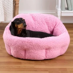 Deep-Dish Plush Pet Bed -Home Properties GUEST f994f3e8 64ee 4e5d ae1a 29bda6e0fd01