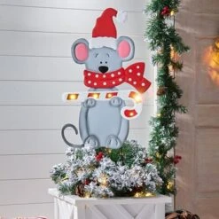 The Lakeside Collection Christmas Mouse Garden Stake With Lighted LED Candy Cane 10 The Lakeside Collection Christmas Mouse Garden Stake With Lighted LED Candy Cane -Home Properties GUEST f9dd17d7 ef60 4d6e bb2a 4ab907c26e15